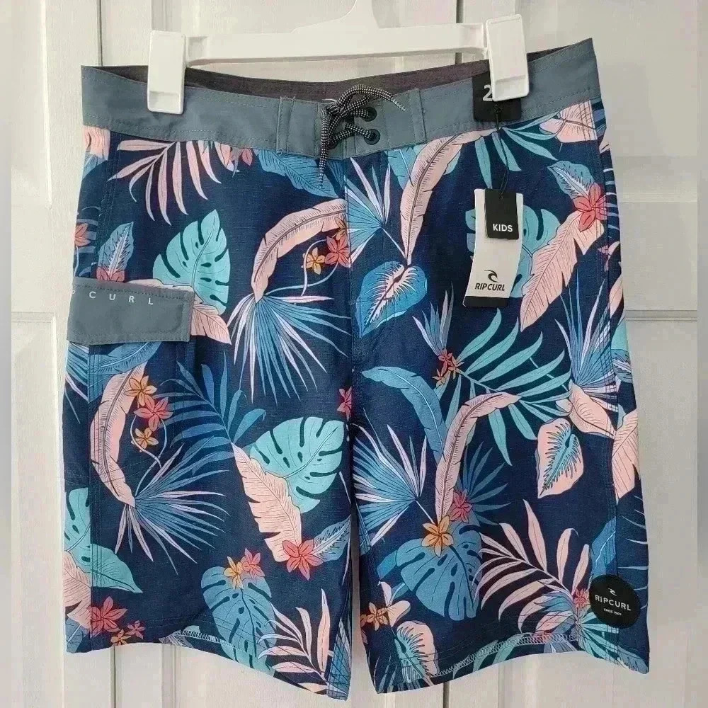 Rip Curl Boys Board Shorts Size 20 Tropical Pool vacation